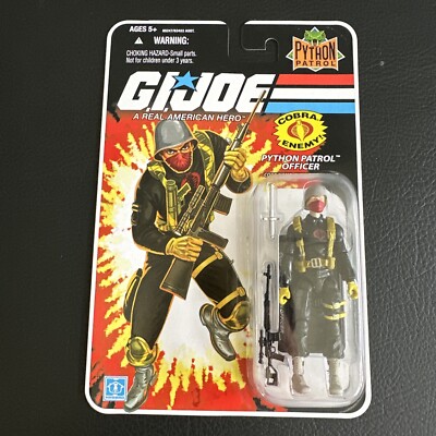 GI Joe 25th Anniversary Cobra Python Patrol Officer Python Officer  MOC