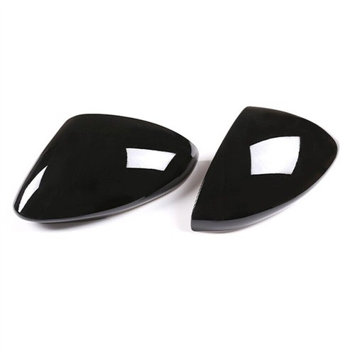 2×Gloss Black ABS Side Rearview Mirror Caps Cover For Maserati Grecale 2022-2024 - Picture 8 of 11