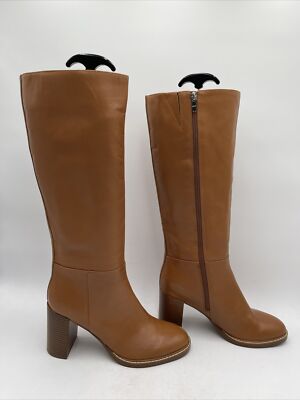 Marc Fisher Women's Gabey Knee High Boot Brown Size 10M