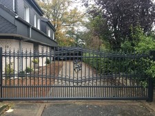 Schiebetor Freitragende Model BP19 Nach Maß Zaun Fluegeltor Garantie 5 Jahre