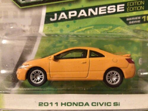 GREENLIGHT Motor World 1:64 HONDA CIVIC SI ORANGE Japanese Edition Series 10 new - Afbeelding 1 van 5