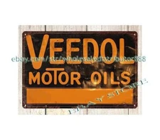 Veedol Motor Oil metal tin sign reproduction wall home tavern