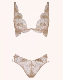 Agent Provocateur CASELLA Brief L/4 NWT Rose Gold Orig. $335