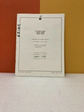 HP 06213-90001 DC Power Supply Bench Series Model 6213A Operating/Service Manual