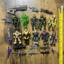 Halo Mega Construx Figure Lot With Accessories