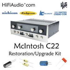 McIntosh C22 FULL restoration recap repair upgrade rebuild kit capacitor