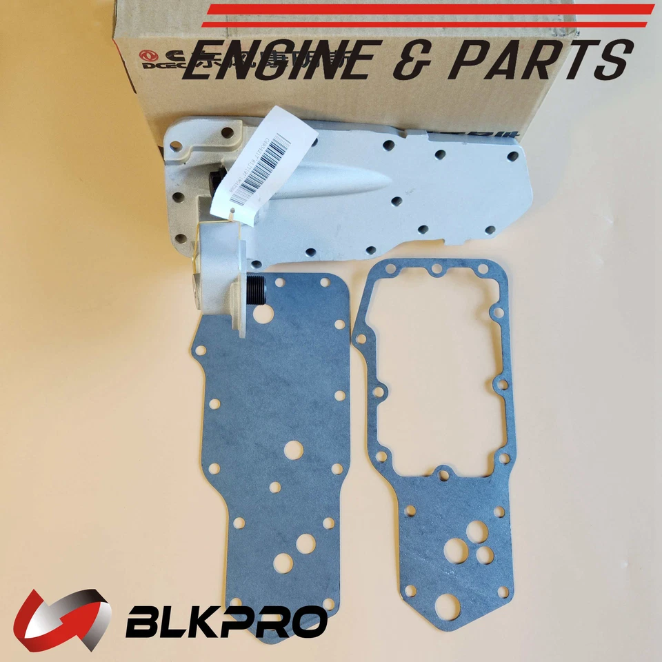 Cabezal de soporte de filtro de cubierta de enfriador de aceite para Dodge RAM Cummins 5,9 L 6B 4B 89-02 3,9 L Foto 2 de 4