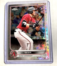 2022 Topps Chrome Logofractor #93- SETH BEER Rookie RC Card.