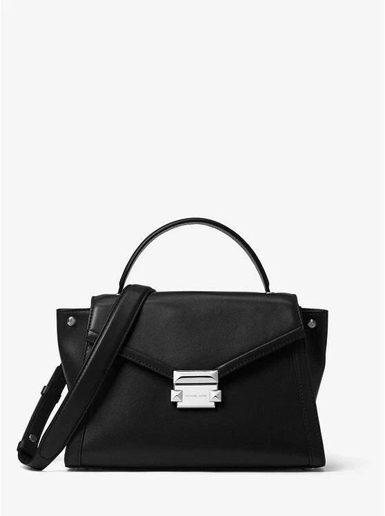 Whitney medium leather clearance satchel