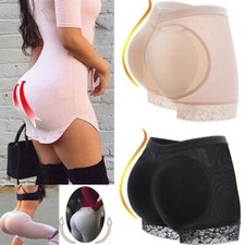 Women FAKE ASS Hip Enhancer Booty Padded Butt Lifter Pants Body Shaper Shorts US