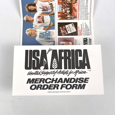 We are the World USA for Africa Cassette Tape 1985 Michael Jackson