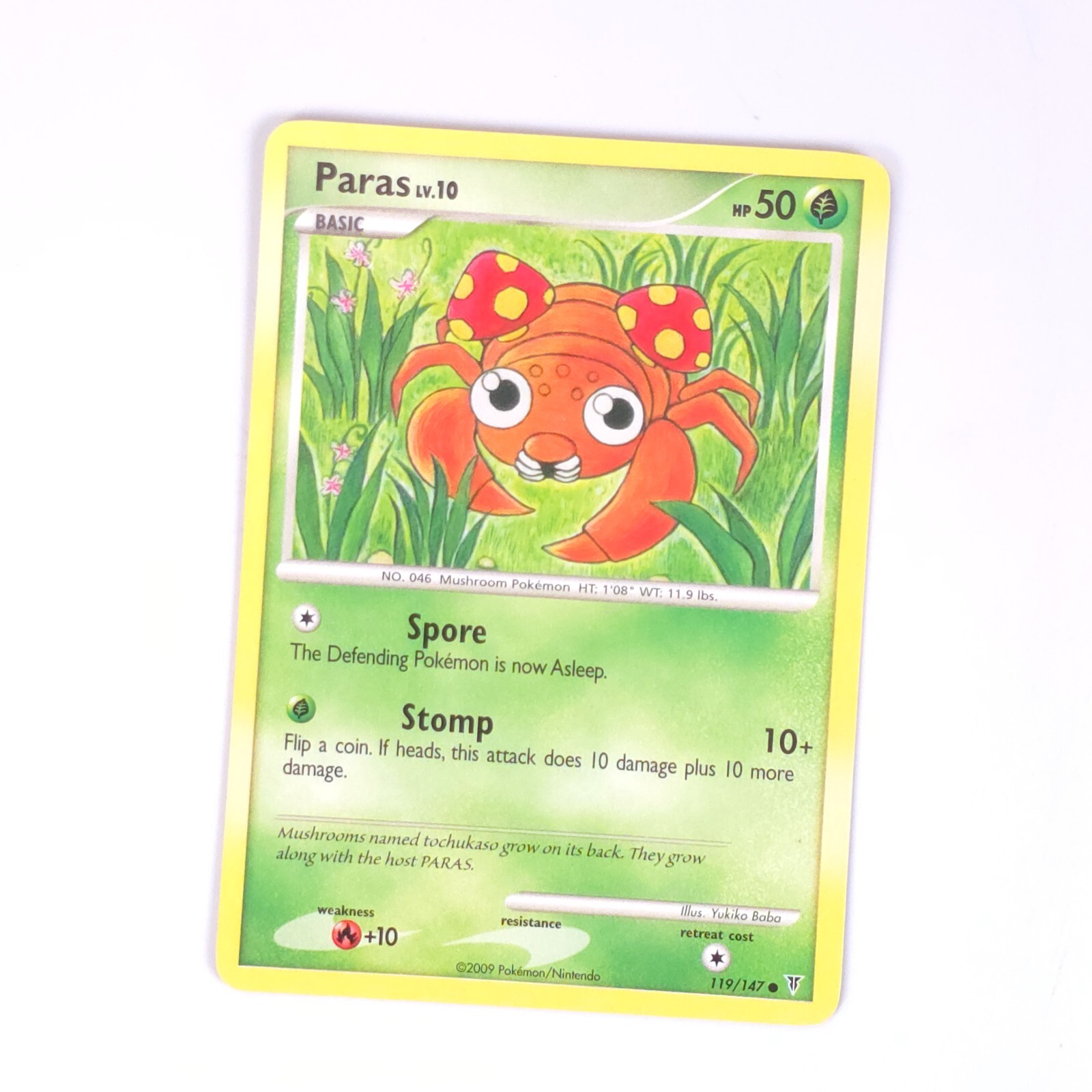 Paras 119/147 Pokemon Supreme Victors Common NM