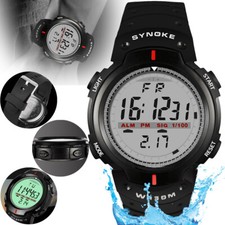 Waterproof Digital Sports Watch Military Tactical LED Light Wristwatch Mens Gift