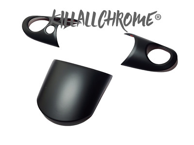 For MINI Matt Black Steering Wheel Spoke Covers R50 R52 R53 Multi Function Matt