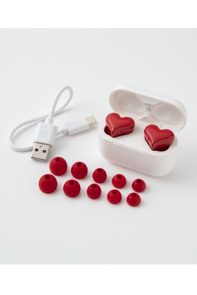 Japanese HeartBuds Heart Shaped Earbuds 3-7 days shipping