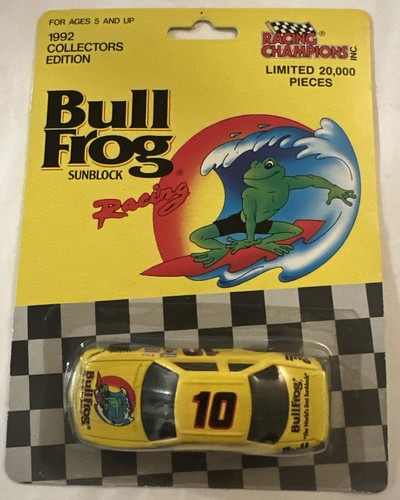 Racing Champions #10 Derrike Cope 1992 NASCAR Bull Frog Sunblock Racing Limited