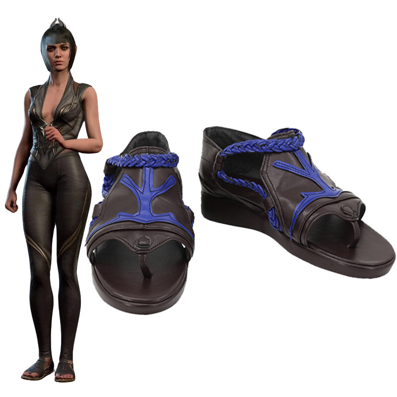 Baldur's Gate 3 BG3 Gate 3 Shadowheart Cosplay Shoes Camp Thong