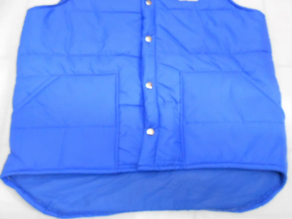 Colete acolchoado vintage Cap 'N Jac logotipo internacional tamanho grande caminhão trator - Imagem 2 de 4