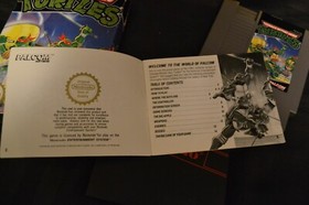Videogame NES Nintendo Boxed Teenage Mutant Hero Turtles 1990 & Instructions