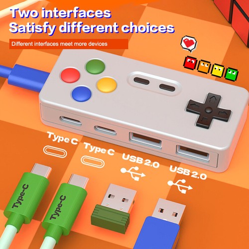 4in1 Gamepad Modelling HUB Game Controller Computer USB Type-C USB-C Interface - Afbeelding 4 van 12