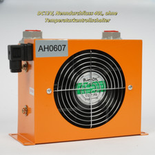 Hydraulikölkühler Öl-Luftkühler 12V 100L/min mit Lüfter + 5,8KW Kühlleistung