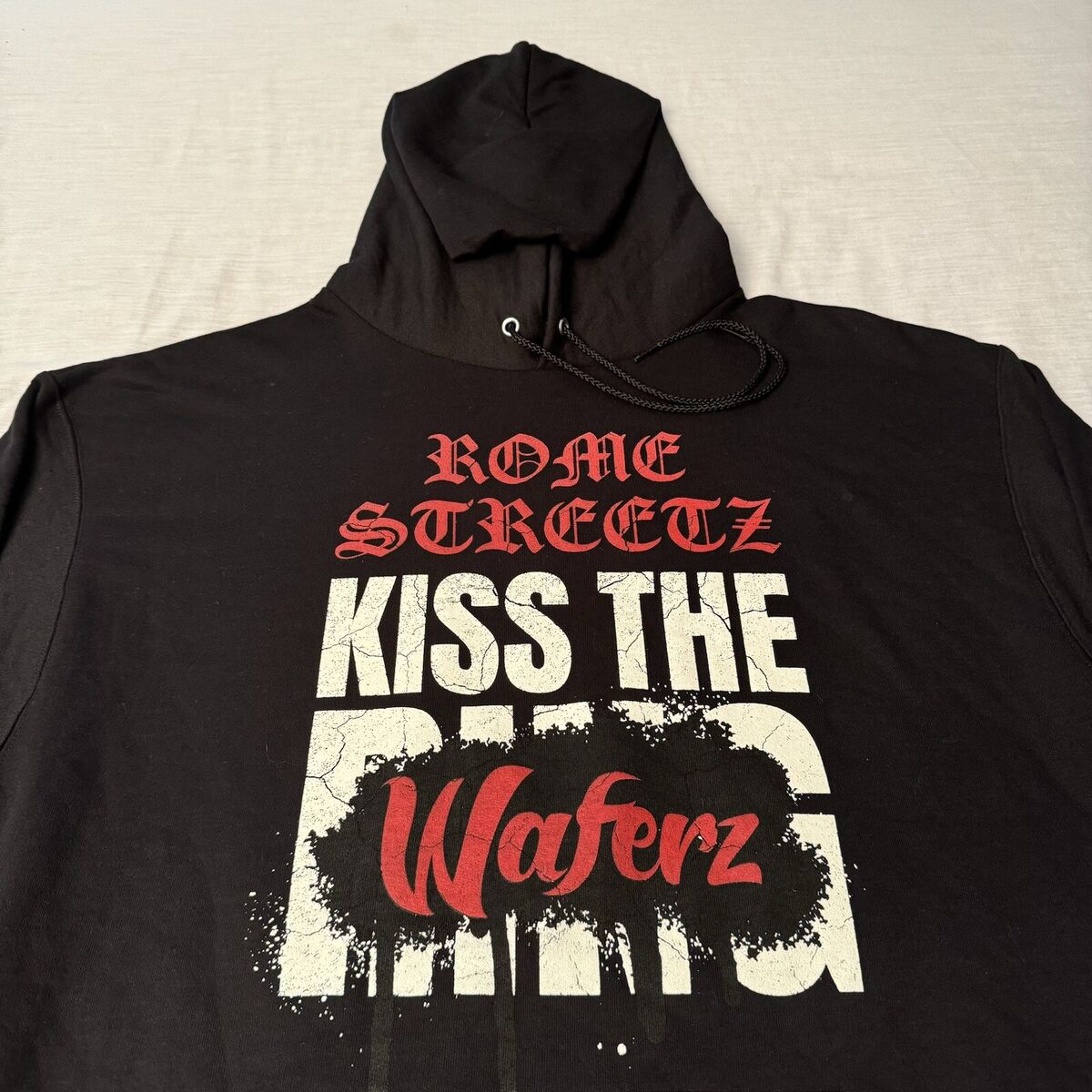 RaRE! Rome Streetz Kiss The Ring KTR Waferz Hoodie Size XL RaRE! Rome Streetz Kiss The Ring KTR Waferz Hoodie Size XL