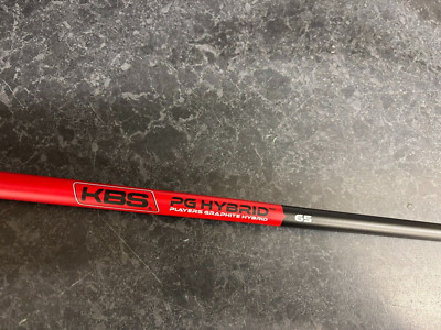 NEU UNCUT KBS PGH PLAYERS GRAPHIT HYBRID SCHAFT - 65g REGULAR FLEX 0,370'' SPITZE