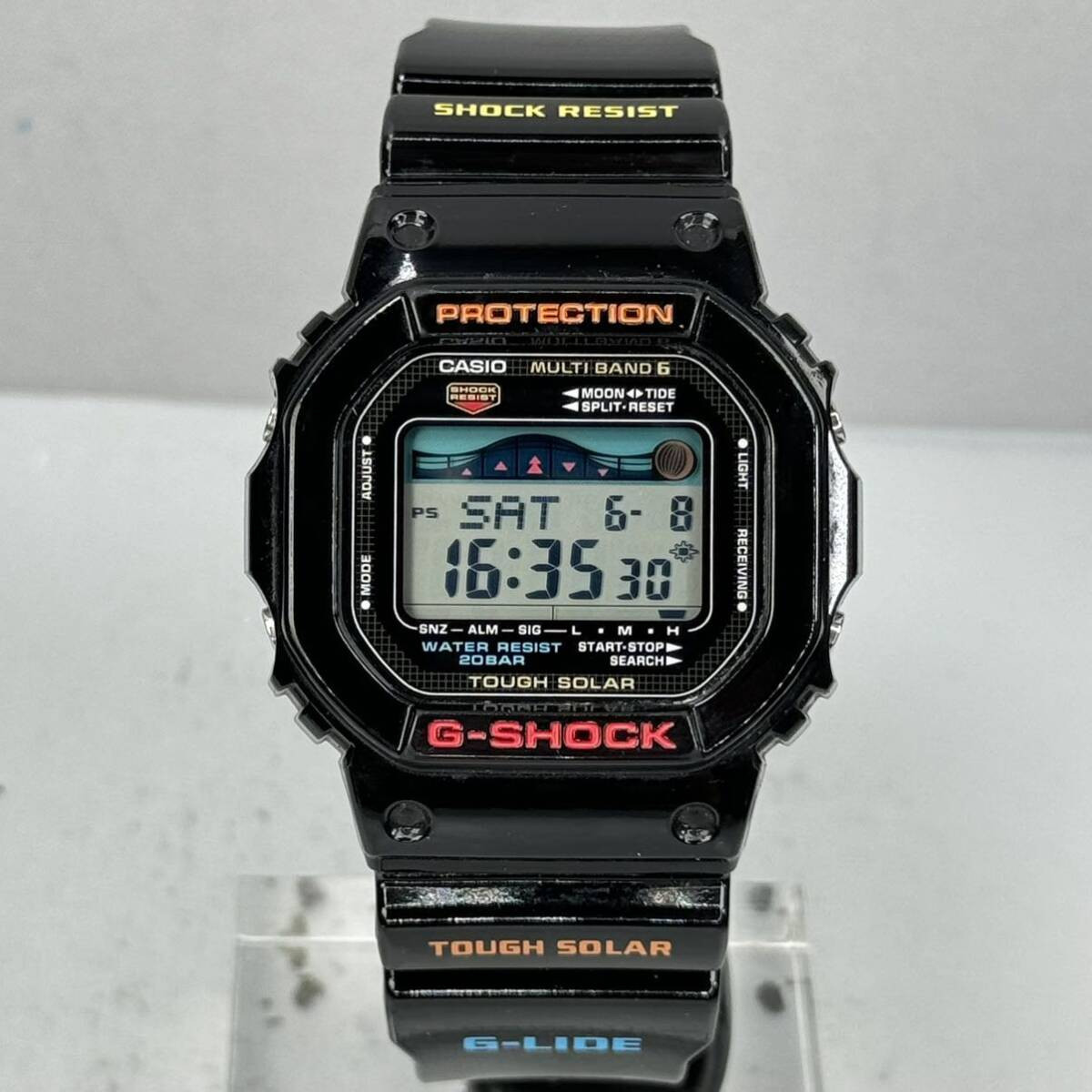 Excellent]CASIO G-SHOCK GWX-5600-1JF G-LIDE Tough Solar Radio