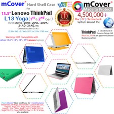 NEW mCover  Hard Case for 2021 13.3" Lenovo ThinkPad L13 Yoga Gen. 1 Gen2 Laptop