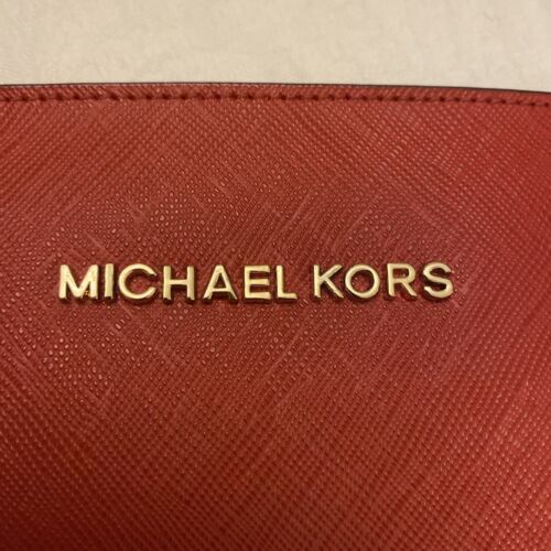 michael kors mini ipad case Red Leather - Picture 2 of 4