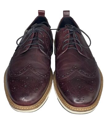 Ecco ST1 Shoes Mens 11 Hybrid Brogue Oxford Wingtip Brown  display picture 1