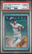 2023 Topps Silver Pack Series 2 Autograph 2T88C-88 Josh Jung RC PSA 10