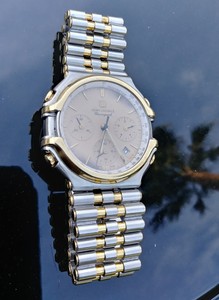 Jean Lassale Thalassa Chronograph 18K/SS Mens Watch | eBay