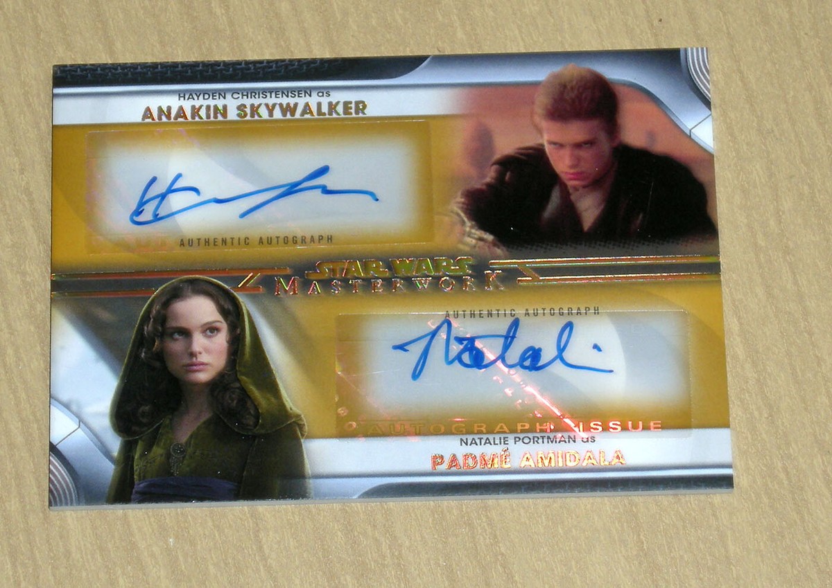 2021 Topps Star Wars Masterwork autograph Natalie Portman Hayden 