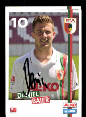 Daniel Baier autograph card FC Augsburg 2011-12 original signed