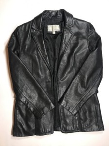nine west leather jacket