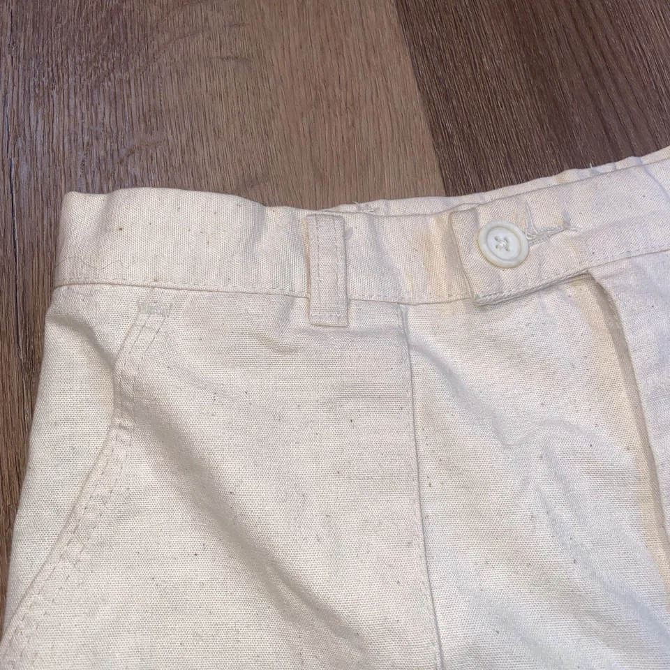 Винтажный 60-х 70-х годов Bell низ брюки расклешенный ноги холст диско хиппи мод мужской 32 31 - Изображение 4 из 4