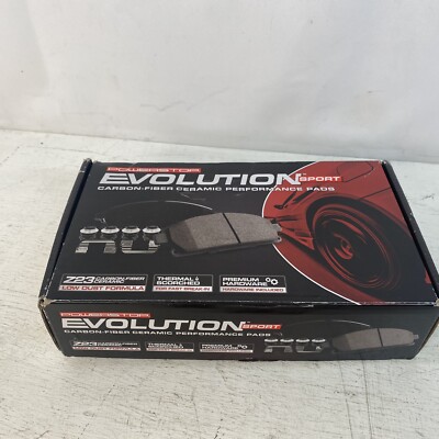 03-07 Ford E250 Powerstop Evolution Carbon + Ceramic Performance Pads Z23-655