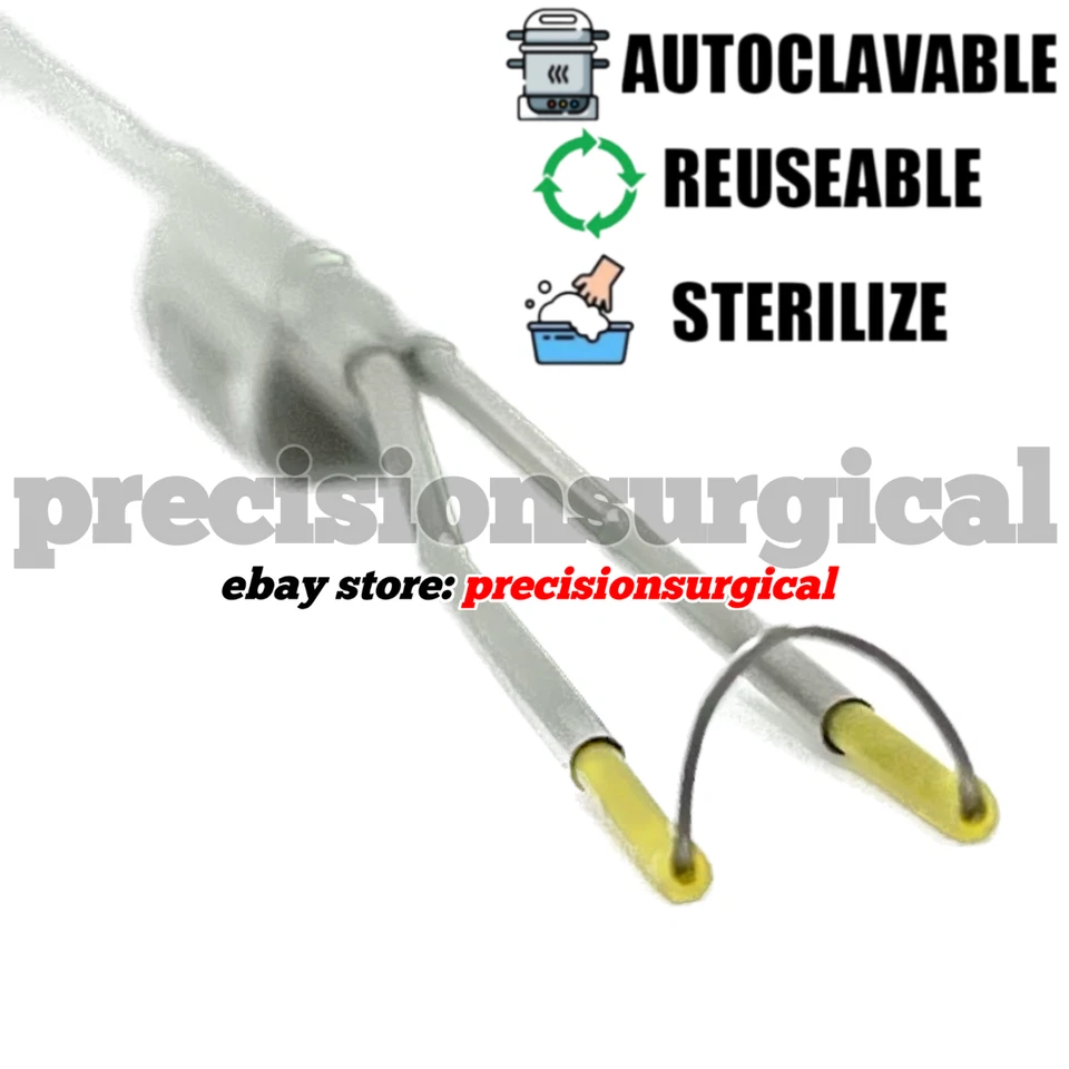 NUEVO BUCLE DE CORTE PAQUETE DE UN SOLO VÁSTAGO DE (10) Monopolar 24Fr Foto 4 de 4