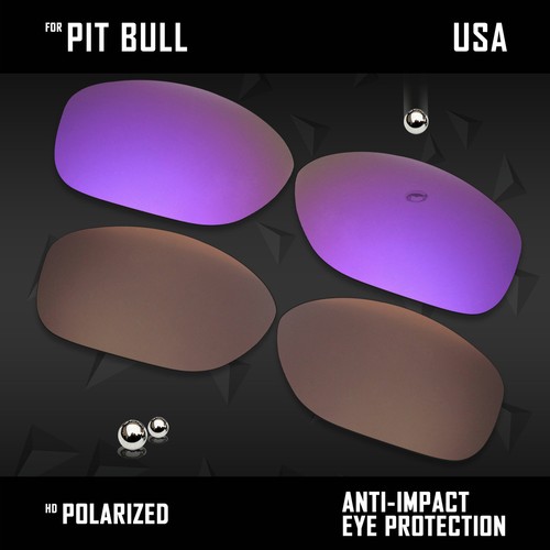 Lote de lentes de repuesto polarizadas antiarañazos para Oakley Pit Bull OO9127 opciones - Imagen 67 de 78