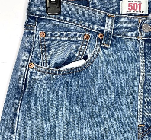 Levis 501 XX Straight Leg Button Fly Jeans Size 31 x 32.5 - Picture 4 of 11