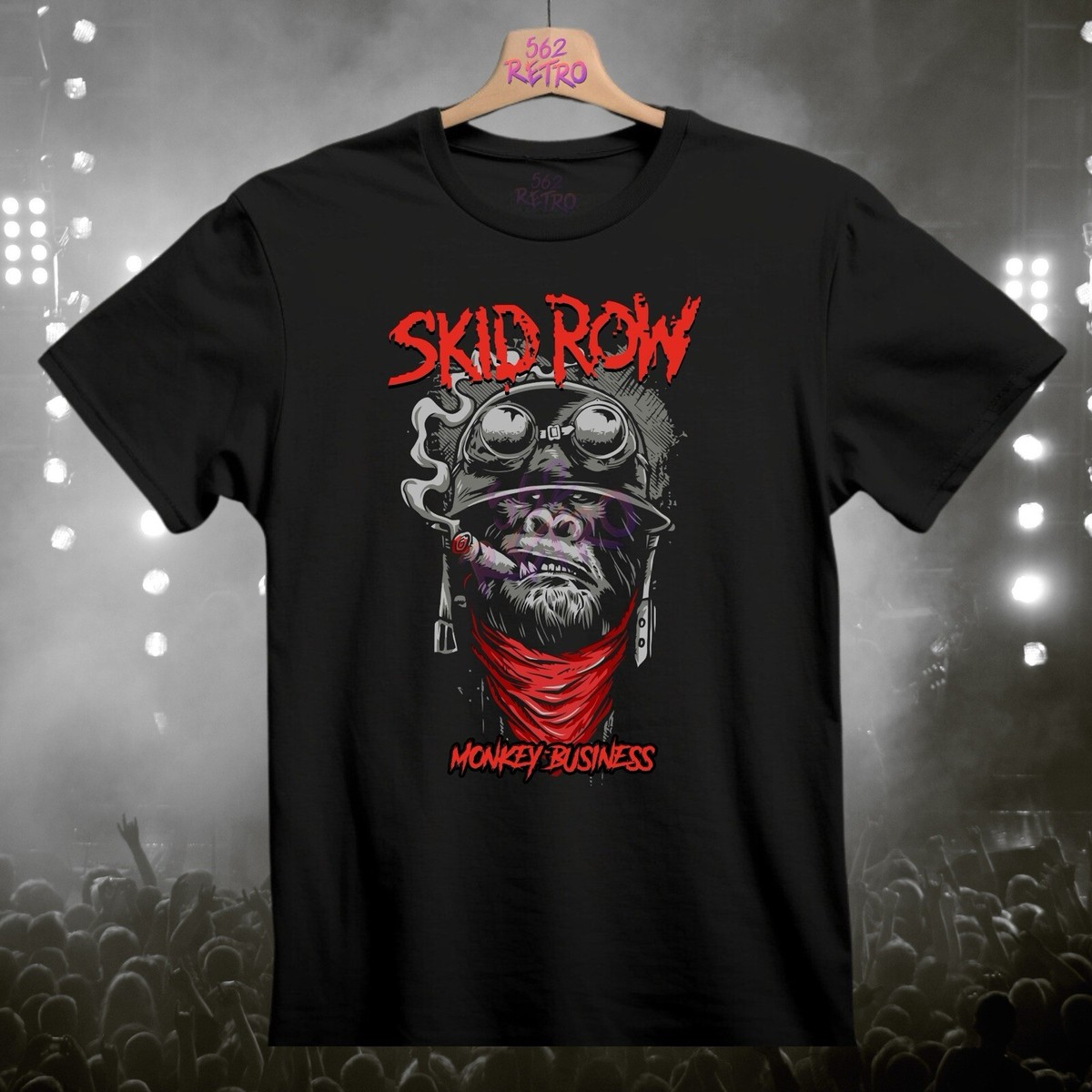 SKID ROW Monkey Business Metal Rock Band T-Shirt Black S-3XL | eBay