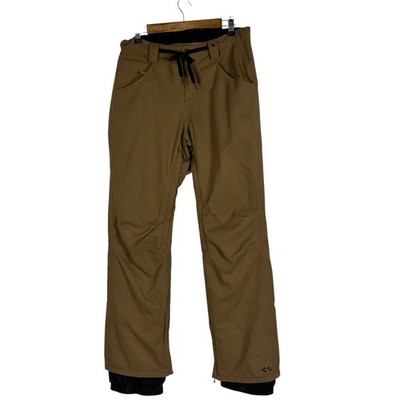 thirtytwo 32 Wooderson Pant Waterproof Insulated Snowboarding Pants Brown Size M