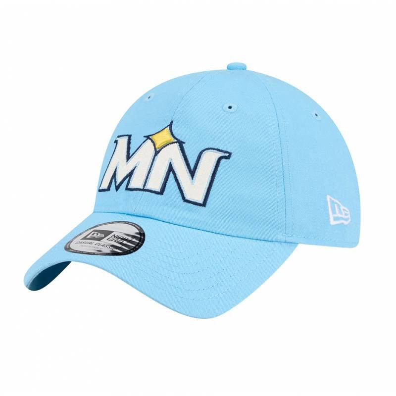 Casquette New Era 9TWENTY Twins Bleu Coton Ajustable
