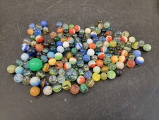Vintage Glass Marbles Vitro Akro Patch, King Tri, Agate, Christensen 100 Pc Lot