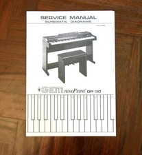 GEM DP-30 Schaltpl&auml;ne Service manual repair Schaltplan Novo Piano