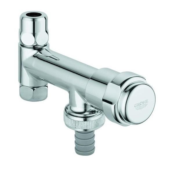 Grohe Was-Ventil Eckfix 41030 Design-Gr. DN10 Mit Schlauchanschluss Chrom Grohe-image