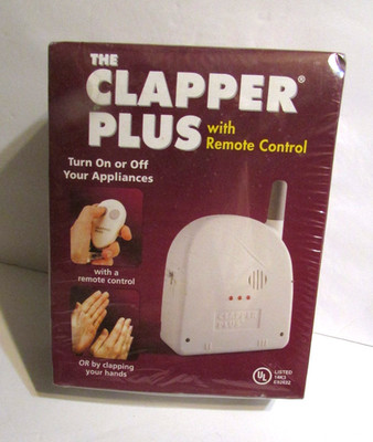 The Clapper Plus w/ Remote Control Clap On Off Sound Activated New & Sealed