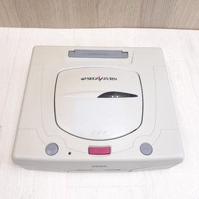 SEGA SATURN Console with Twin stick, Virtua Gun & 5 games tested working