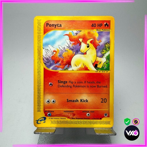Pokémon Expedition ⭐️ Ponyta 126/165⭐️ Card English No Holo Vintage - Picture 1 of 5